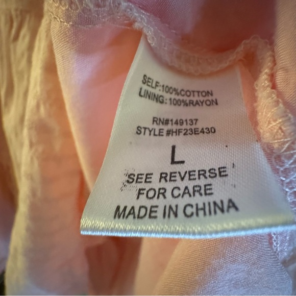 HYDVE b neck ruffle baby doll dress size large - Picture 4 of 8